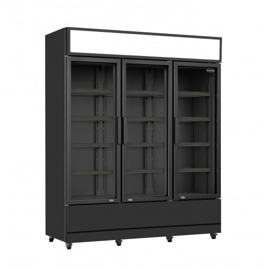 Réfrigérateur 3 portes en verre Combisteel 7455.2115 - mondialchr.com