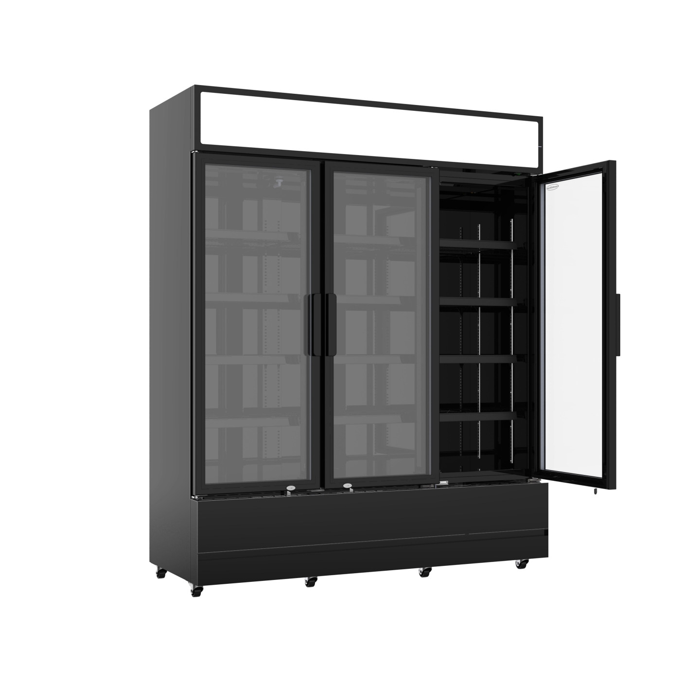 Réfrigérateur 3 portes en verre Combisteel 7455.2115 - mondialchr.com