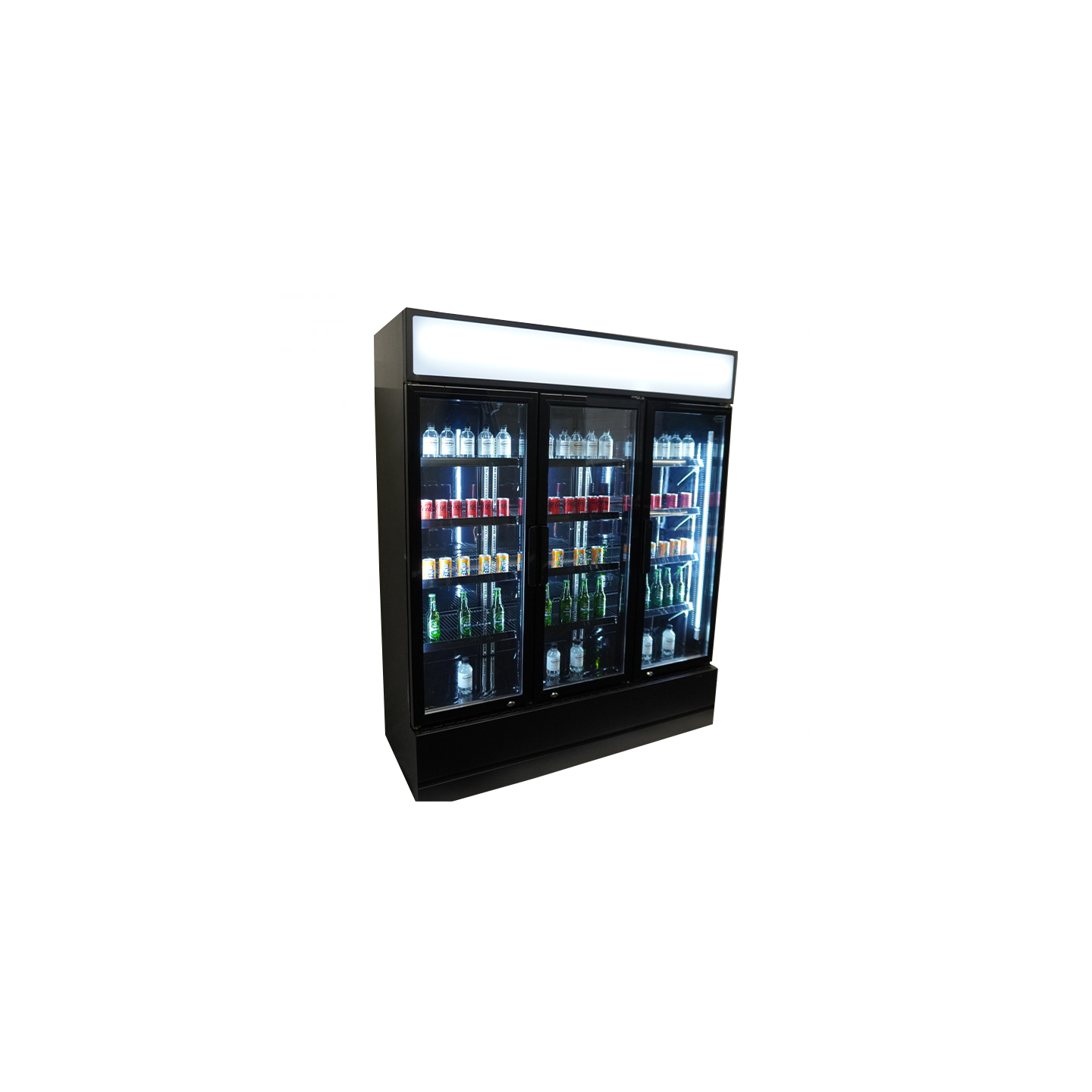 Réfrigérateur 3 portes en verre Combisteel 7455.2115 - mondialchr.com