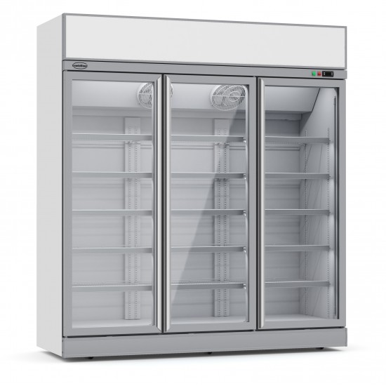 Congélateur 3 portes en verre Combisteel 7455.2430 - mondialchr.com