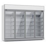 Réfrigérateur 4 portes en verre Combisteel 7455.2416 - mondialchr.com