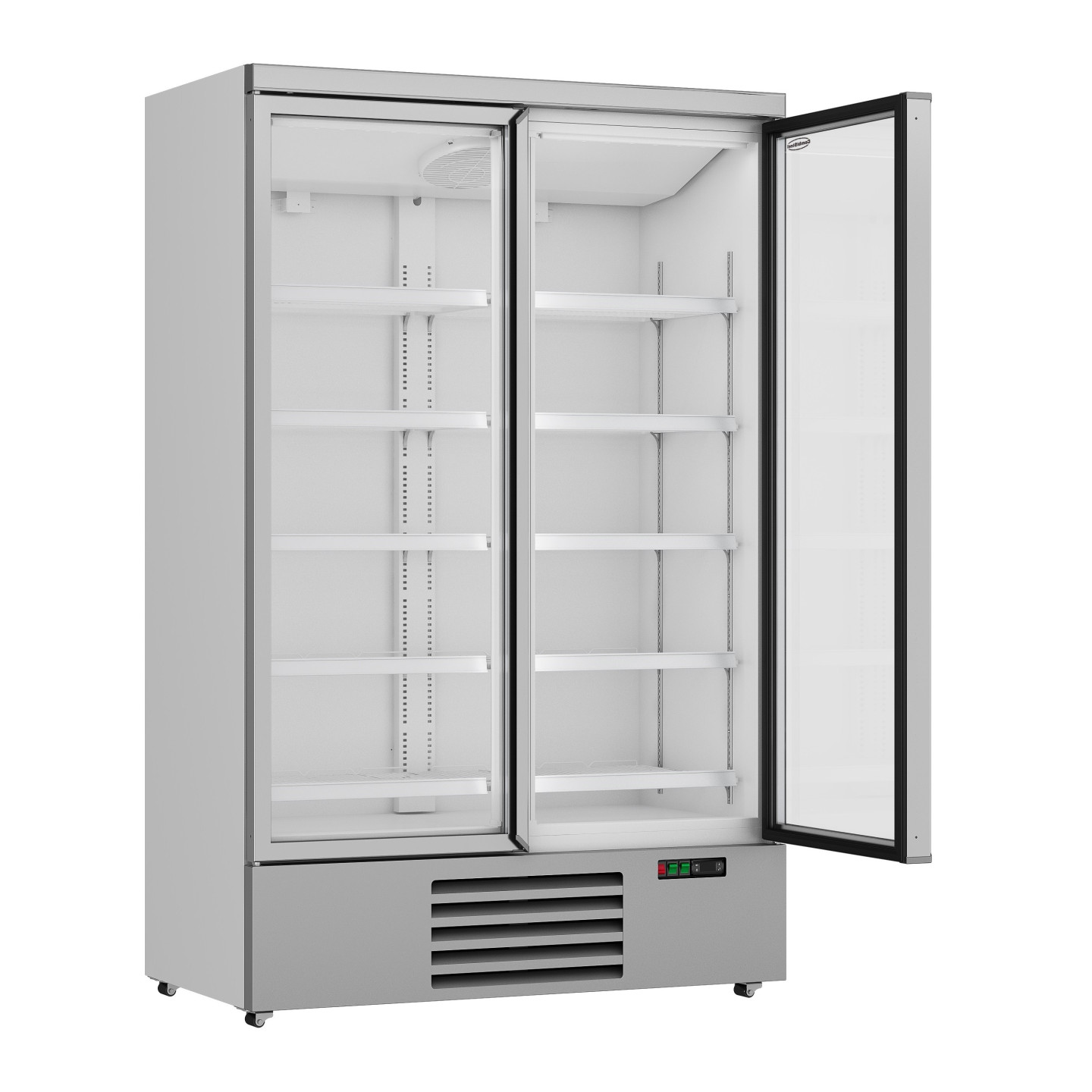Réfrigérateur 2 portes en verre Combisteel 7455.2200 - mondialchr.com