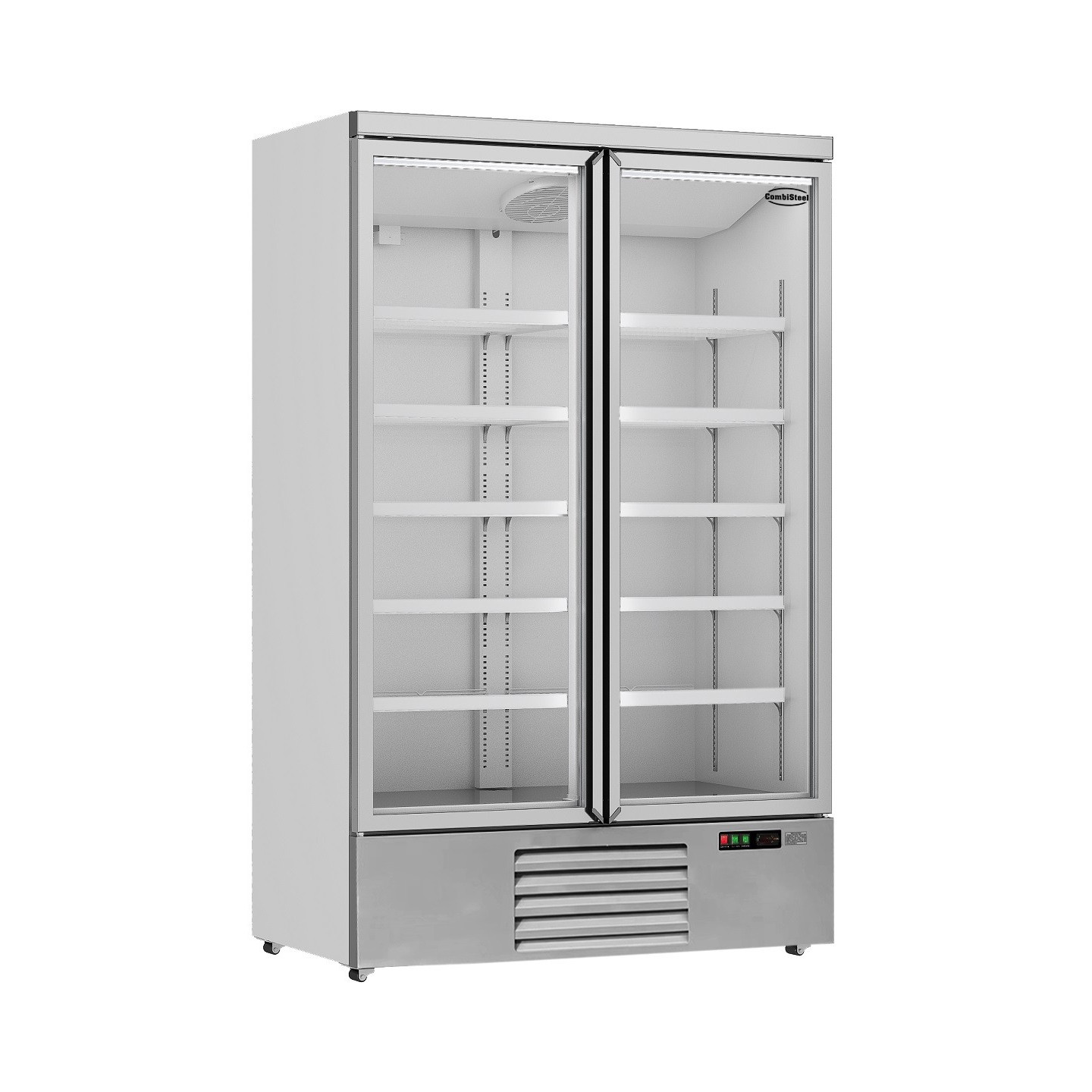 Réfrigérateur 2 portes en verre Combisteel 7455.2200 - mondialchr.com