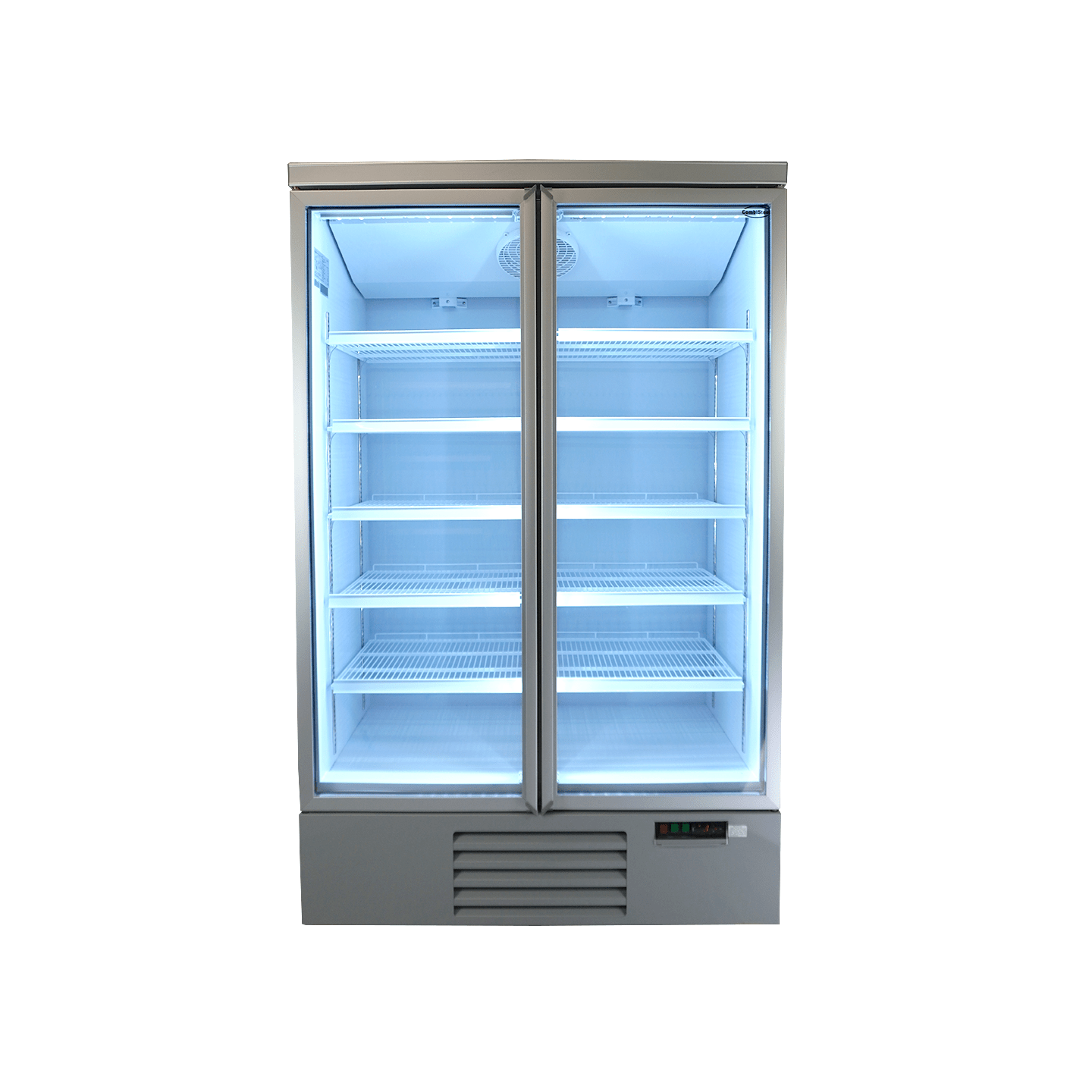 Réfrigérateur 2 portes en verre Combisteel 7455.2200 - mondialchr.com