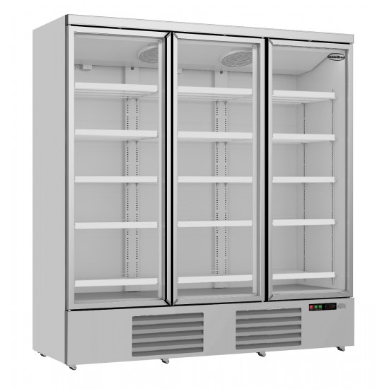 Réfrigérateur 3 portes en verre Combisteel 7455.2205 - mondialchr.com