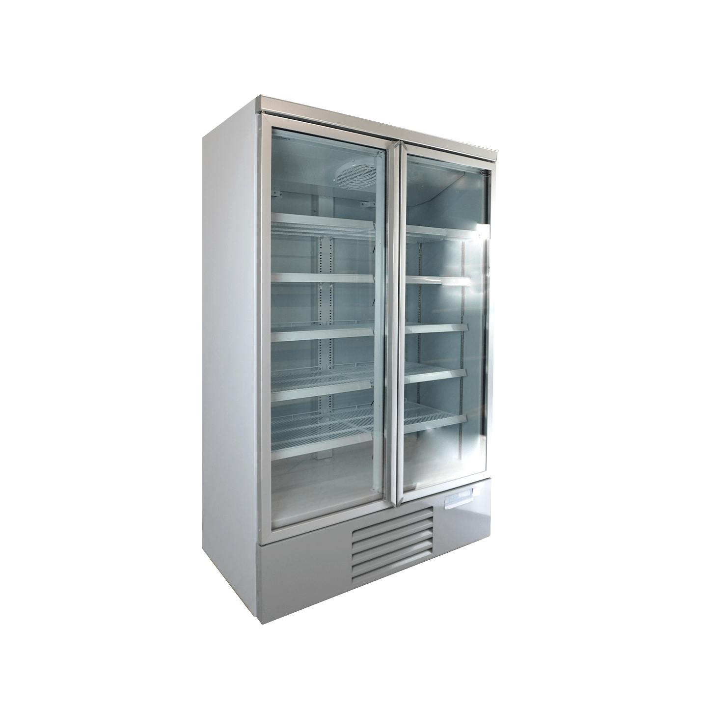 Réfrigérateur 2 portes en verre Combisteel 7455.2200 - mondialchr.com