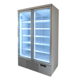 Réfrigérateur 2 portes en verre Combisteel 7455.2200 - mondialchr.com