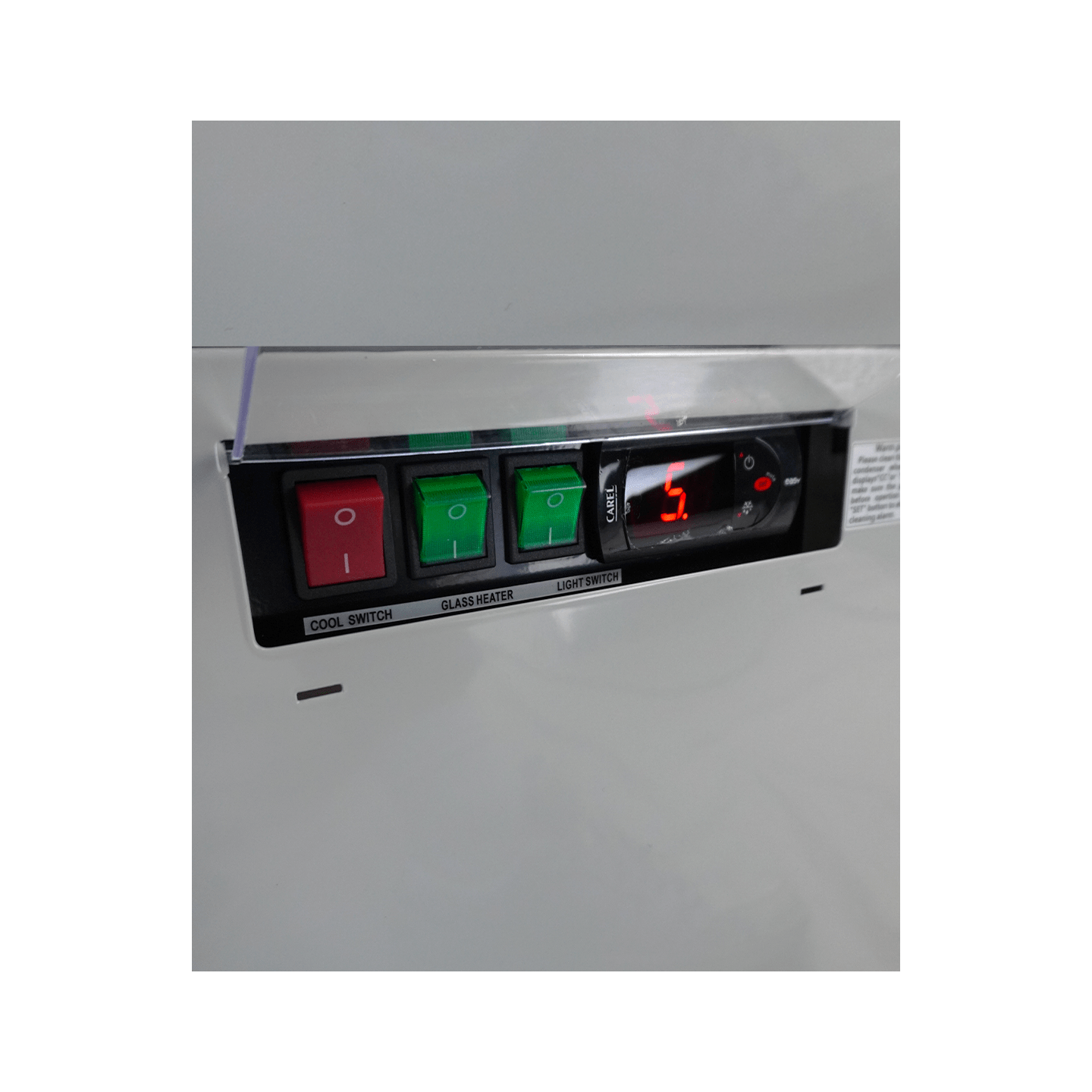 Réfrigérateur 2 portes en verre Combisteel 7455.2200 - mondialchr.com
