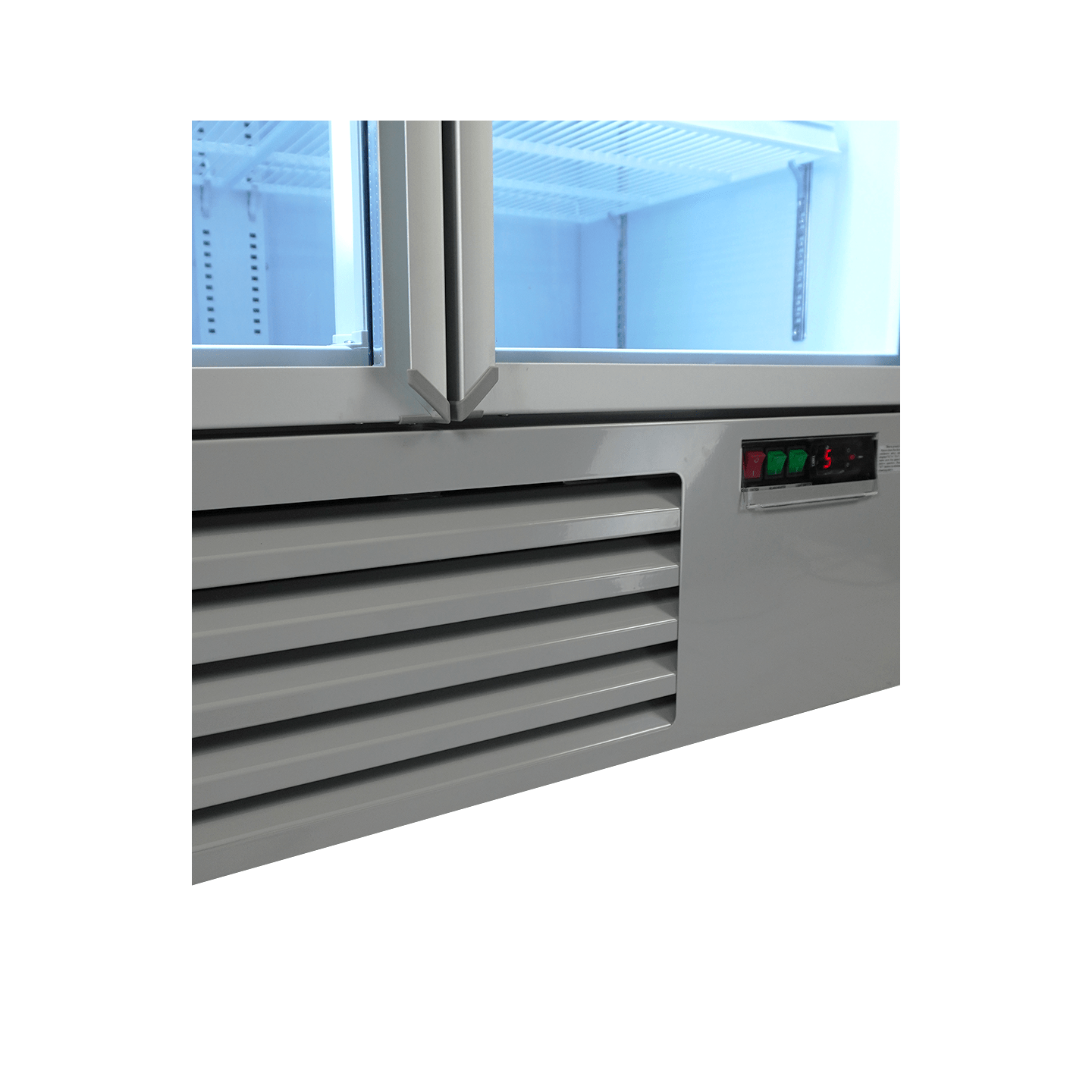 Réfrigérateur 2 portes en verre Combisteel 7455.2200 - mondialchr.com
