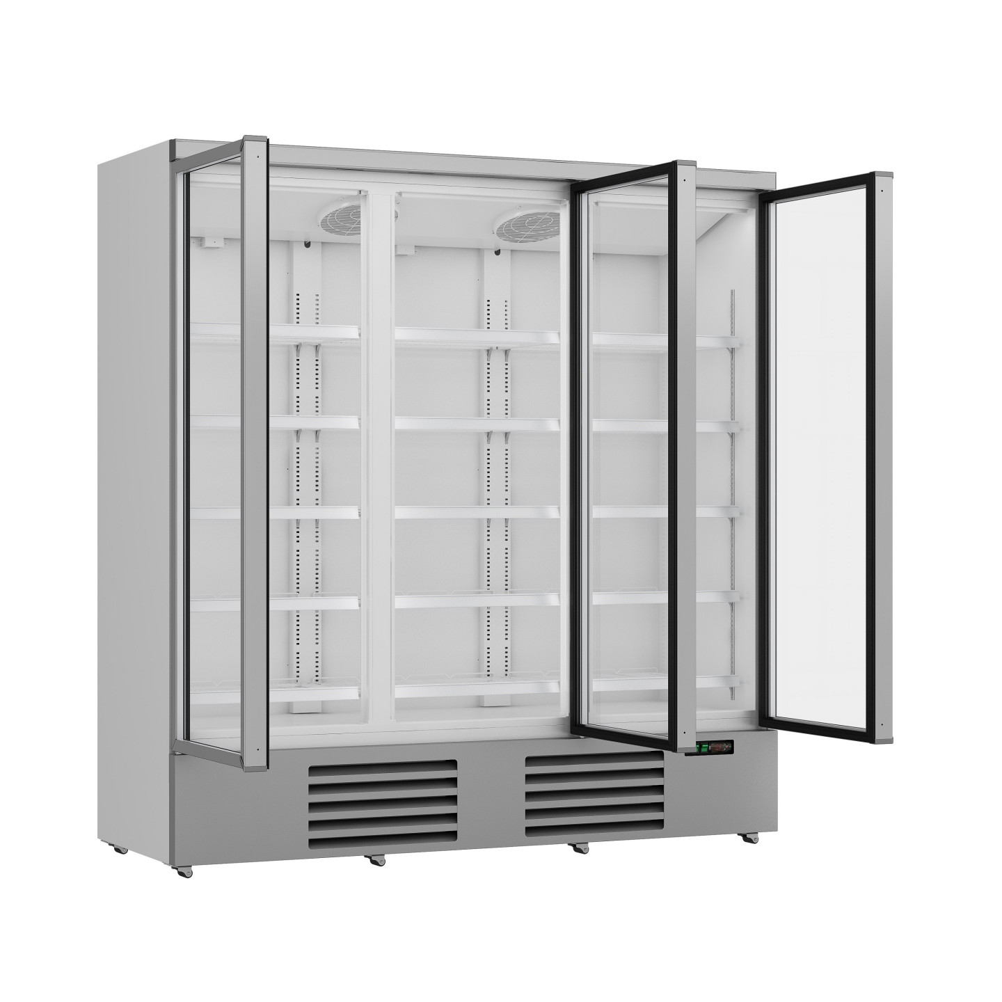 Réfrigérateur 3 portes en verre Combisteel 7455.2205 - mondialchr.com