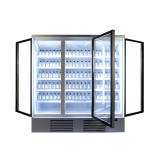 Réfrigérateur 3 portes en verre Combisteel 7455.2205 - mondialchr.com