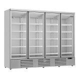 Réfrigérateur 4 portes en verre Combisteel 7455.2210 - mondialchr.com