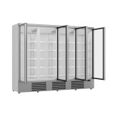 Réfrigérateur 4 portes en verre Combisteel 7455.2210 - mondialchr.com