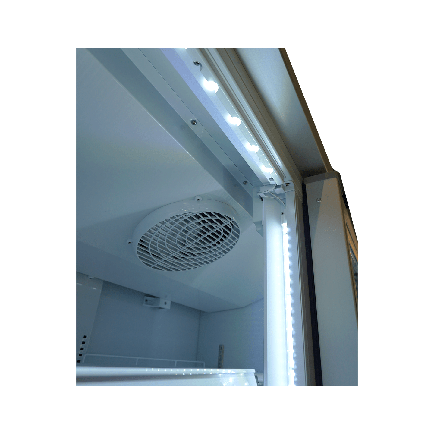 Réfrigérateur 2 portes en verre Combisteel 7455.2200 - mondialchr.com