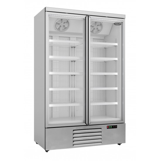 Congélateur 2 portes en verre Combisteel 7455.2215 - mondialchr.com