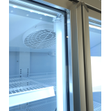 Réfrigérateur 2 portes en verre Combisteel 7455.2200 - mondialchr.com