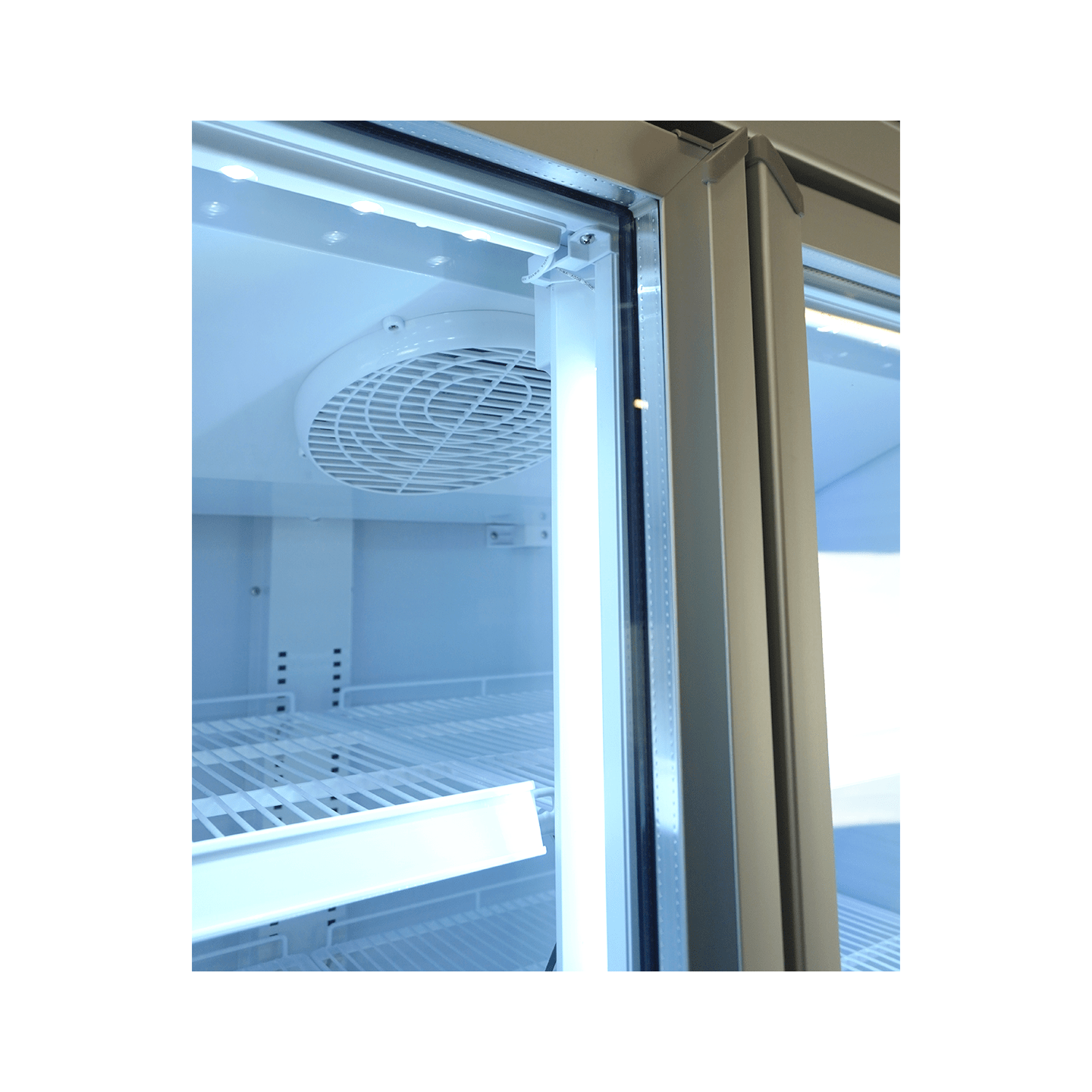 Réfrigérateur 2 portes en verre Combisteel 7455.2200 - mondialchr.com
