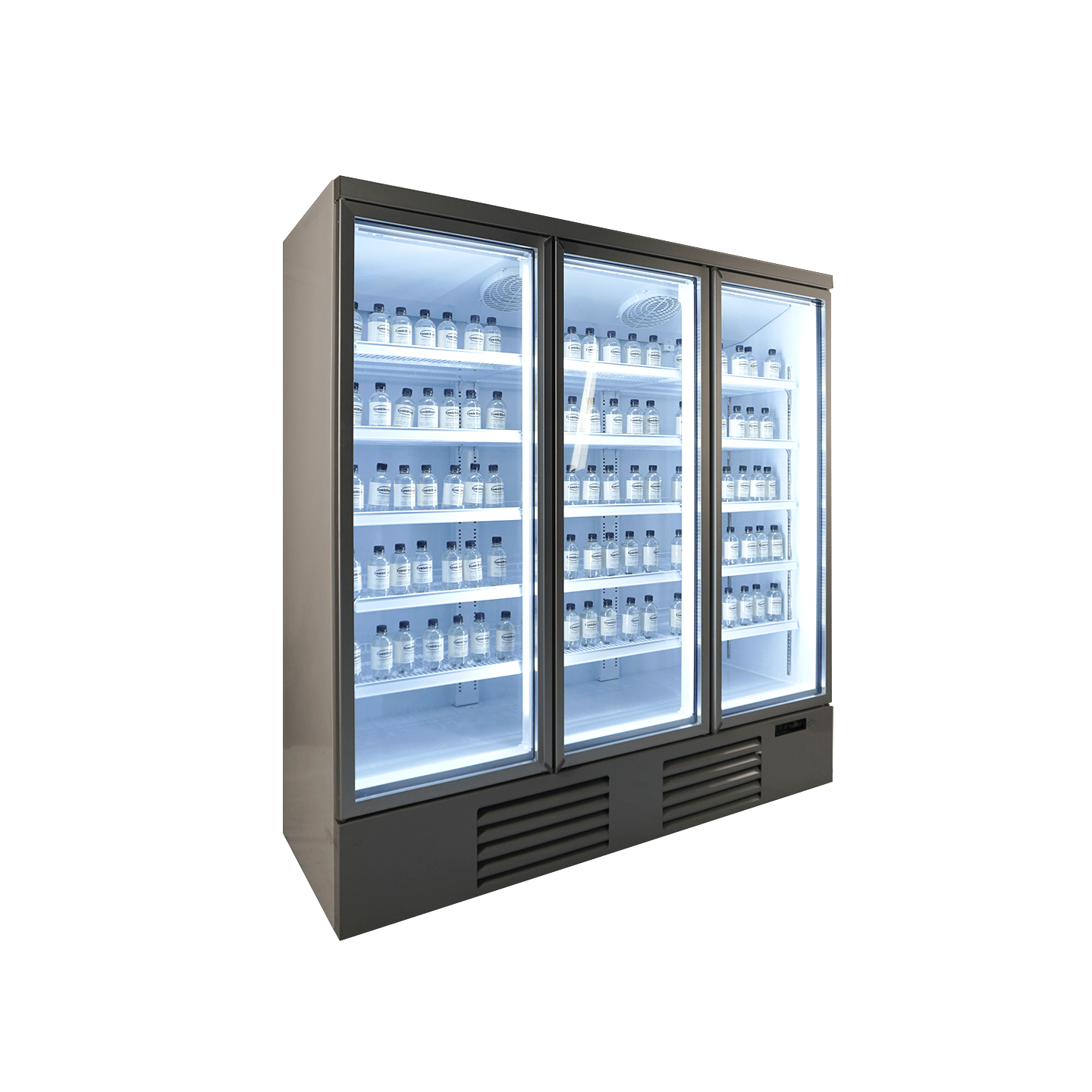 Réfrigérateur 3 portes en verre Combisteel 7455.2205 - mondialchr.com