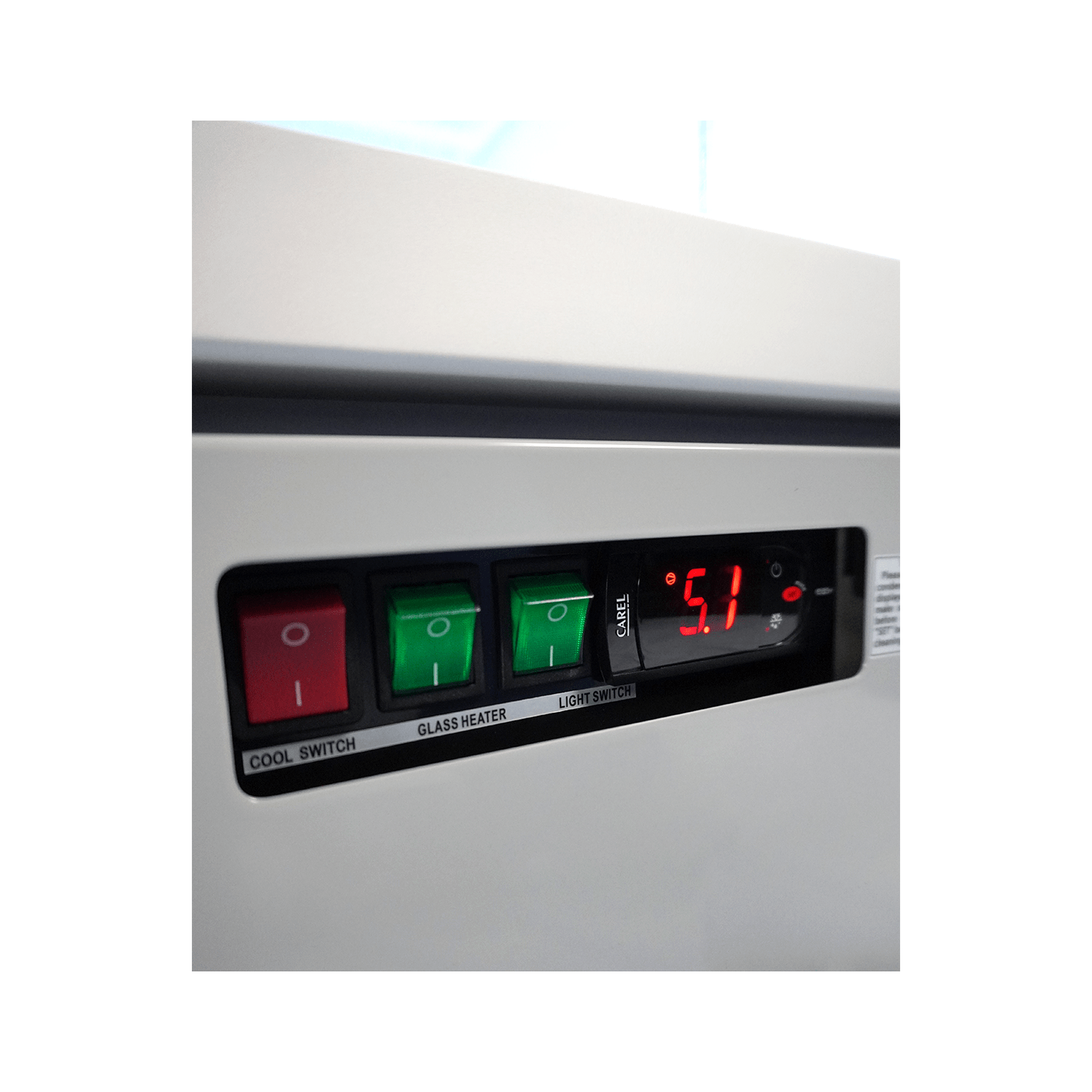 Réfrigérateur 3 portes en verre Combisteel 7455.2205 - mondialchr.com