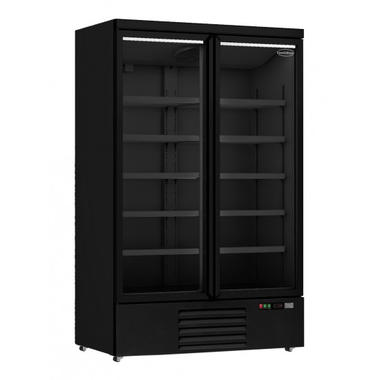 Réfrigérateur 2 portes en verre Combisteel 7455.2230 - mondialchr.com
