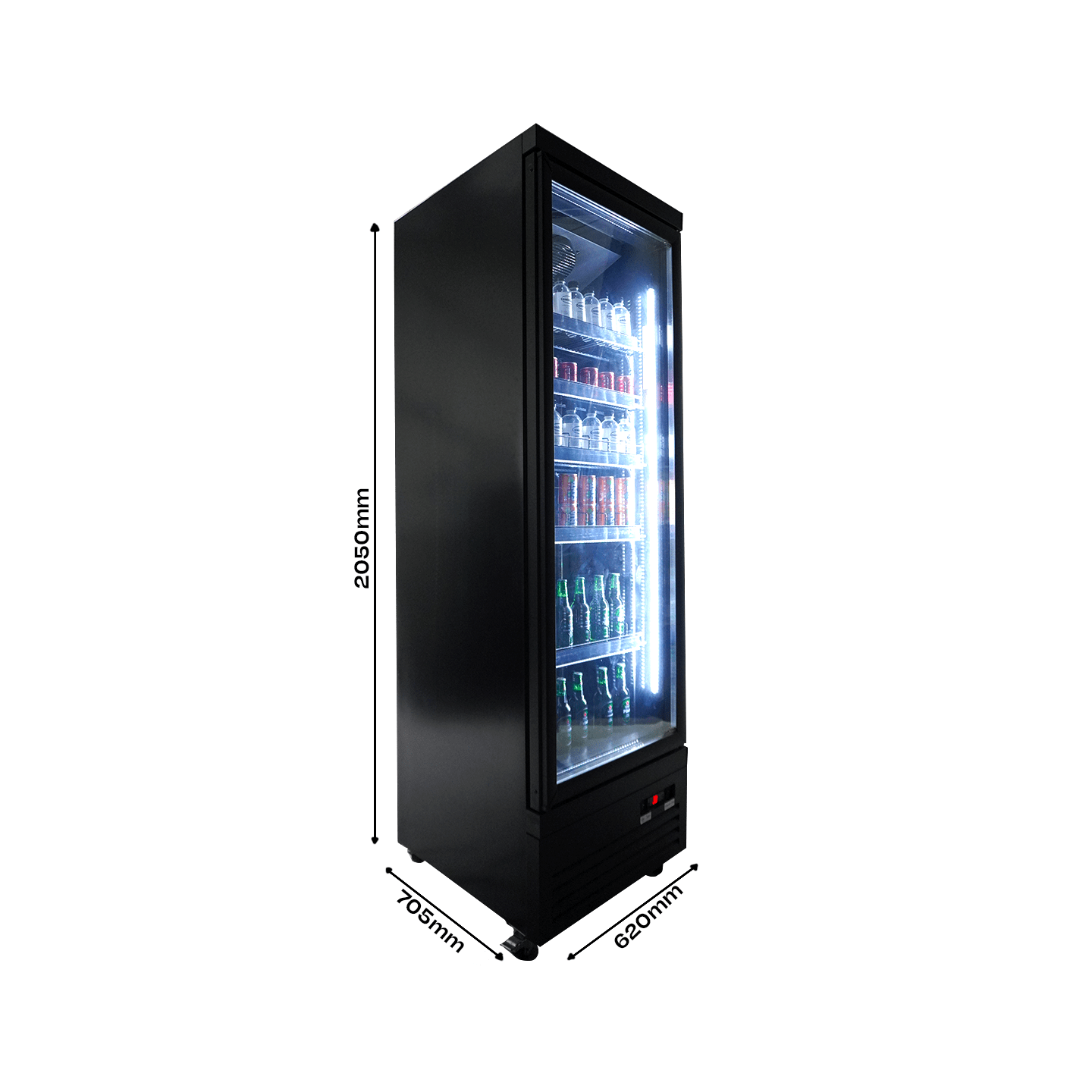 Réfrigérateur 1 porte en verre Combisteel 7526.0100 - mondialchr.com