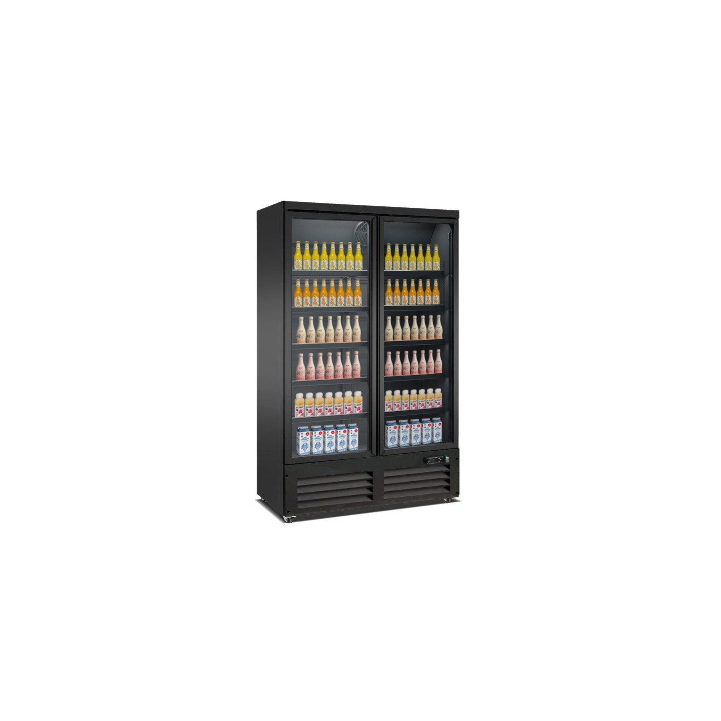 Réfrigérateur 2 portes en verre Combisteel 7526.0105 - mondialchr.com