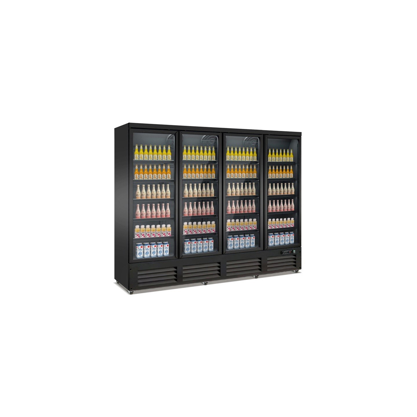 Réfrigérateur 4 portes en verre Combisteel 7526.0115 - mondialchr.com