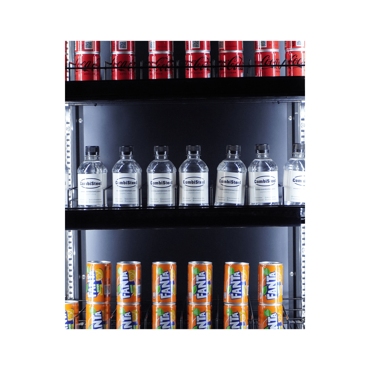 Réfrigérateur 3 portes en verre Combisteel  7526.0110 - mondialchr.com