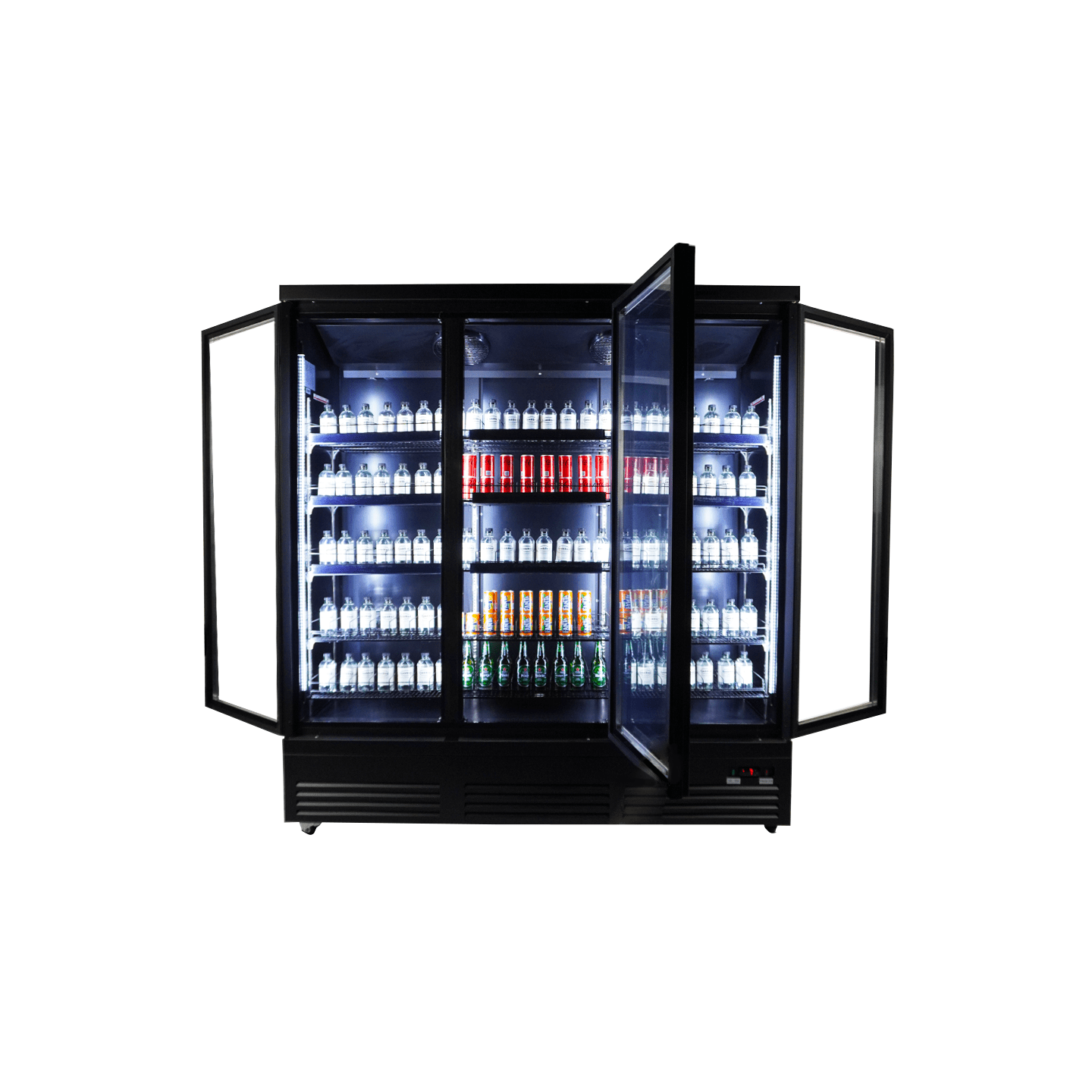 Réfrigérateur 3 portes en verre Combisteel  7526.0110 - mondialchr.com