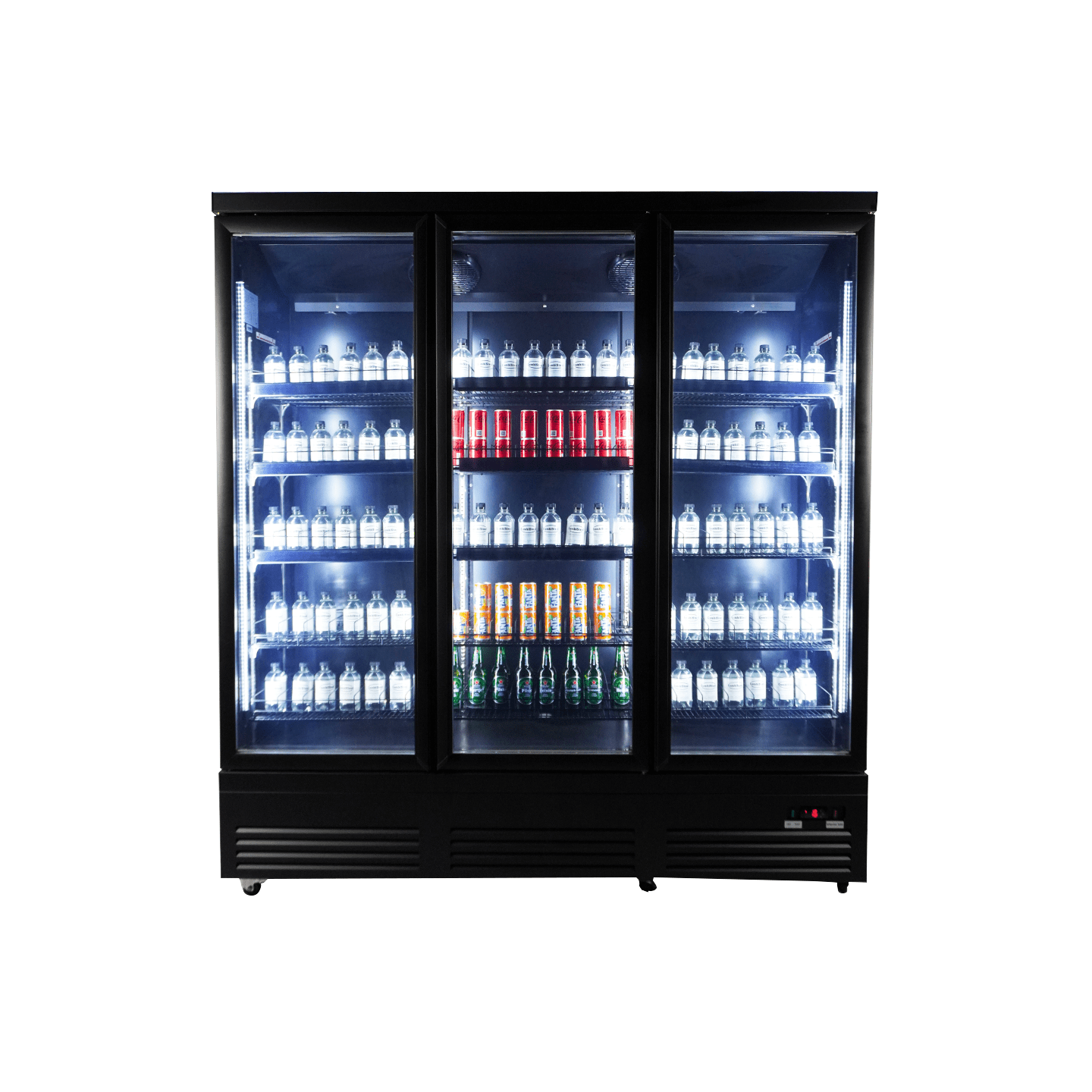 Réfrigérateur 3 portes en verre Combisteel  7526.0110 - mondialchr.com