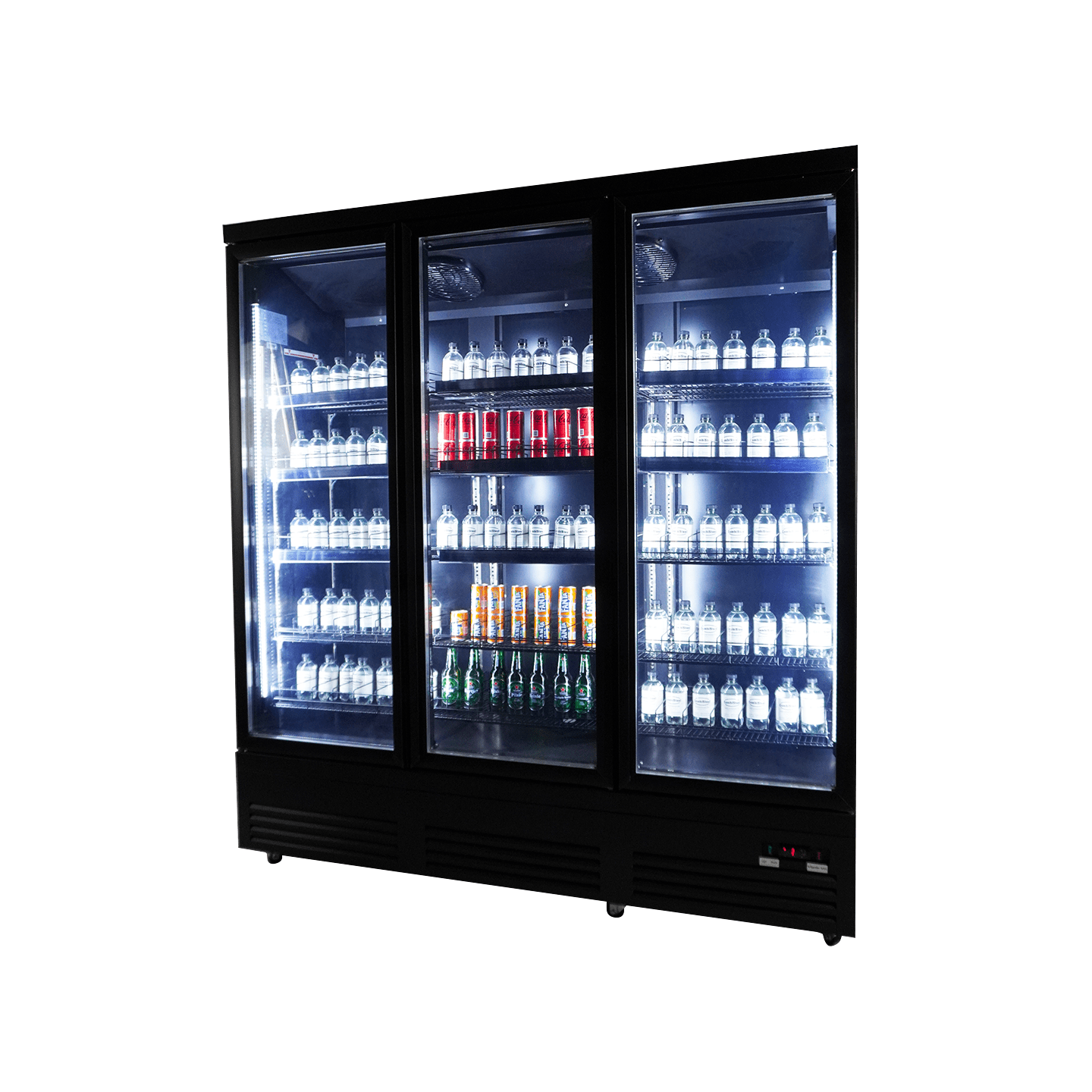Réfrigérateur 3 portes en verre Combisteel  7526.0110 - mondialchr.com