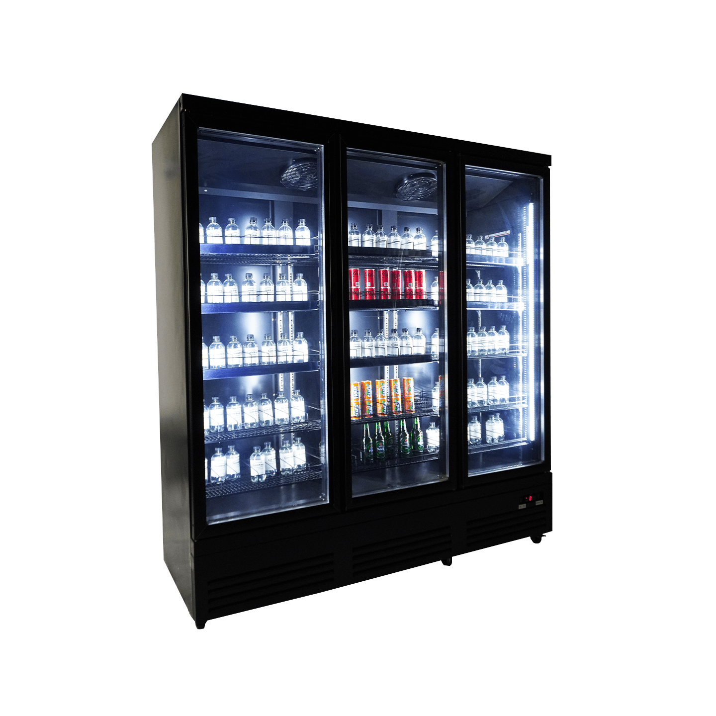 Réfrigérateur 3 portes en verre Combisteel  7526.0110 - mondialchr.com