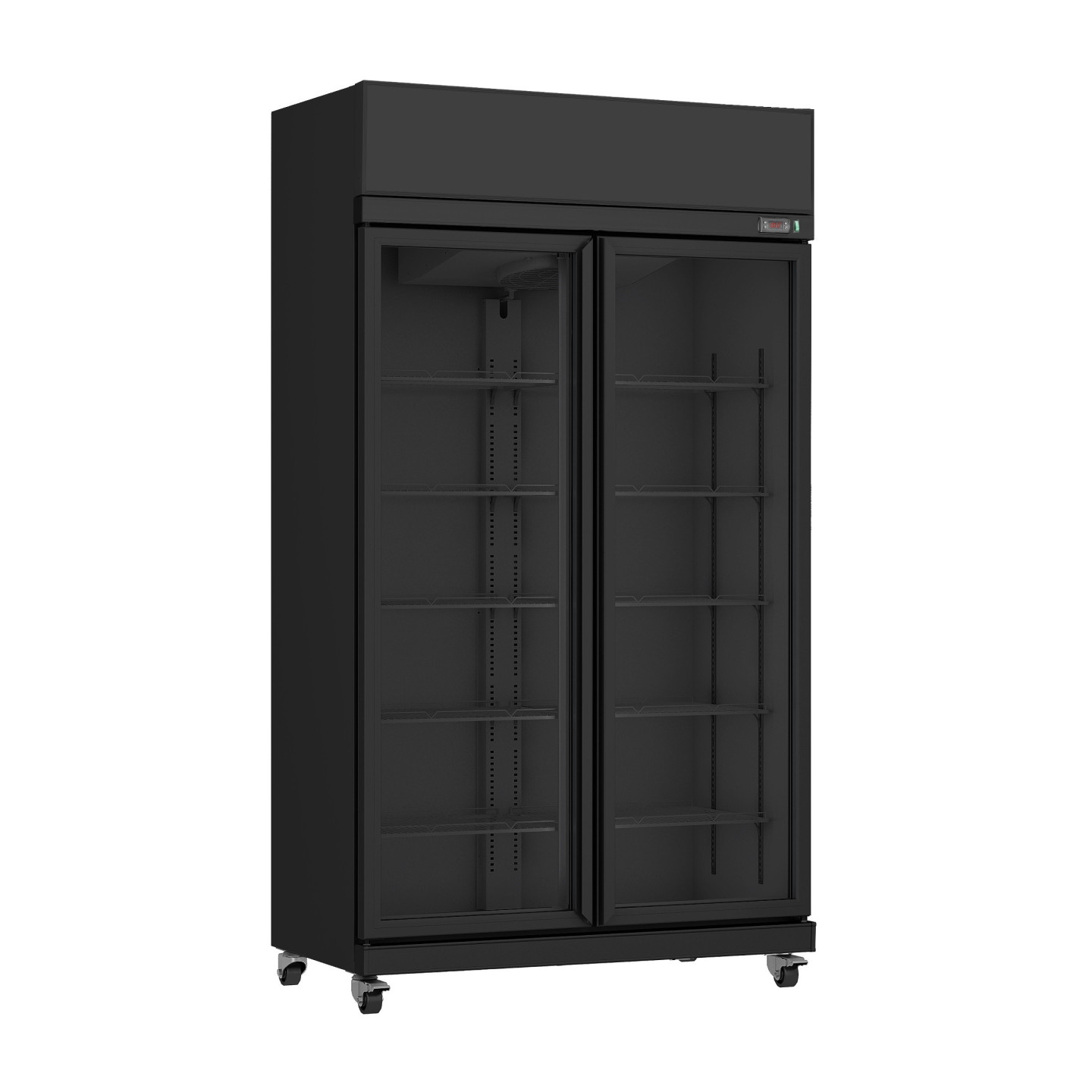 Réfrigérateur 2 portes en verre Combisteel 7455.3150 - mondialchr.com