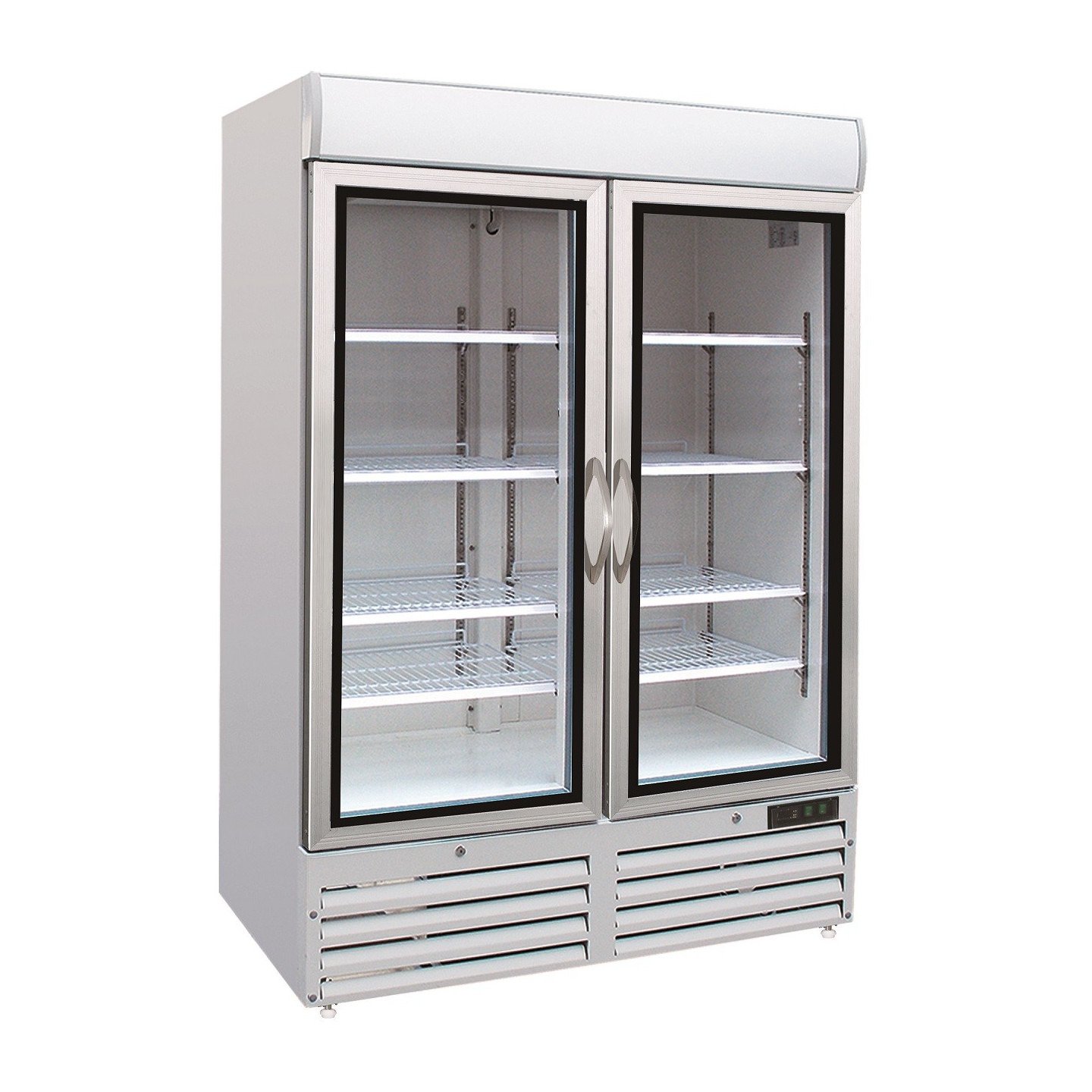 Réfrigérateur 2 portes en verre Combisteel 7450.0140 - mondialchr.com