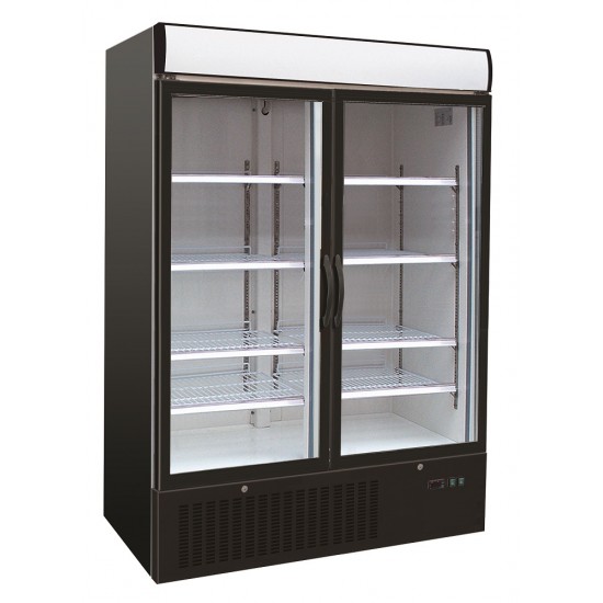 Congélateur 2 portes en verre Combisteel 7450.0145 - mondialchr.com