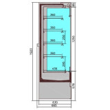 Chambre froide murale JAMIE 1.5 Combisteel 7350.0040 - mondialchr.com