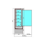 Chambre froide murale 2 portes Combisteel 7350.0055 - mondialchr.com