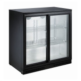 Arrière-bar réfrigéré noir 2 portes Combisteel 7455.1315–mondialchr.com