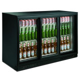 Arrière-bar réfrigéré noir 3 portes Combisteel 7455.1320–mondialchr.com