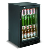 Arrière-bar réfrigéré noir 1 porte Combisteel 7455.1300–mondialchr.com