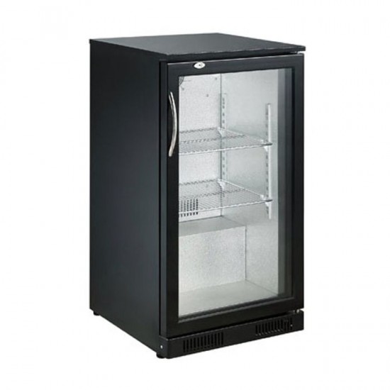 Arrière-bar réfrigéré noir 1 porte Combisteel 7455.1300–mondialchr.com