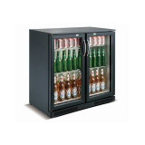 Arrière-bar réfrigéré noir 2 portes Combisteel 7455.1305–mondialchr.com