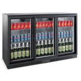 Arrière-bar réfrigéré noir 3 portes Combisteel 7527.0025–mondialchr.com
