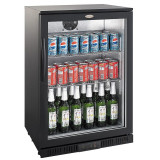 Arrière-bar réfrigéré noir 1 porte Combisteel 7527.0005–mondialchr.com