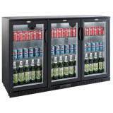 Arrière-bar réfrigéré noir 3 portes Combisteel 7527.0040–mondialchr.com