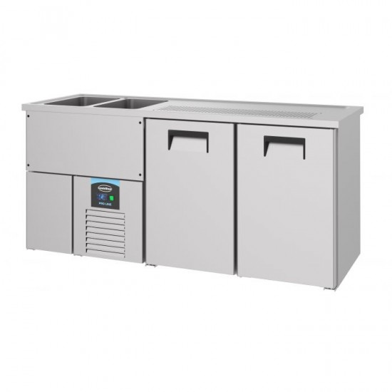 Refroidisseur de bière 2 portes 2L Combisteel Puissant -mondialchr.com