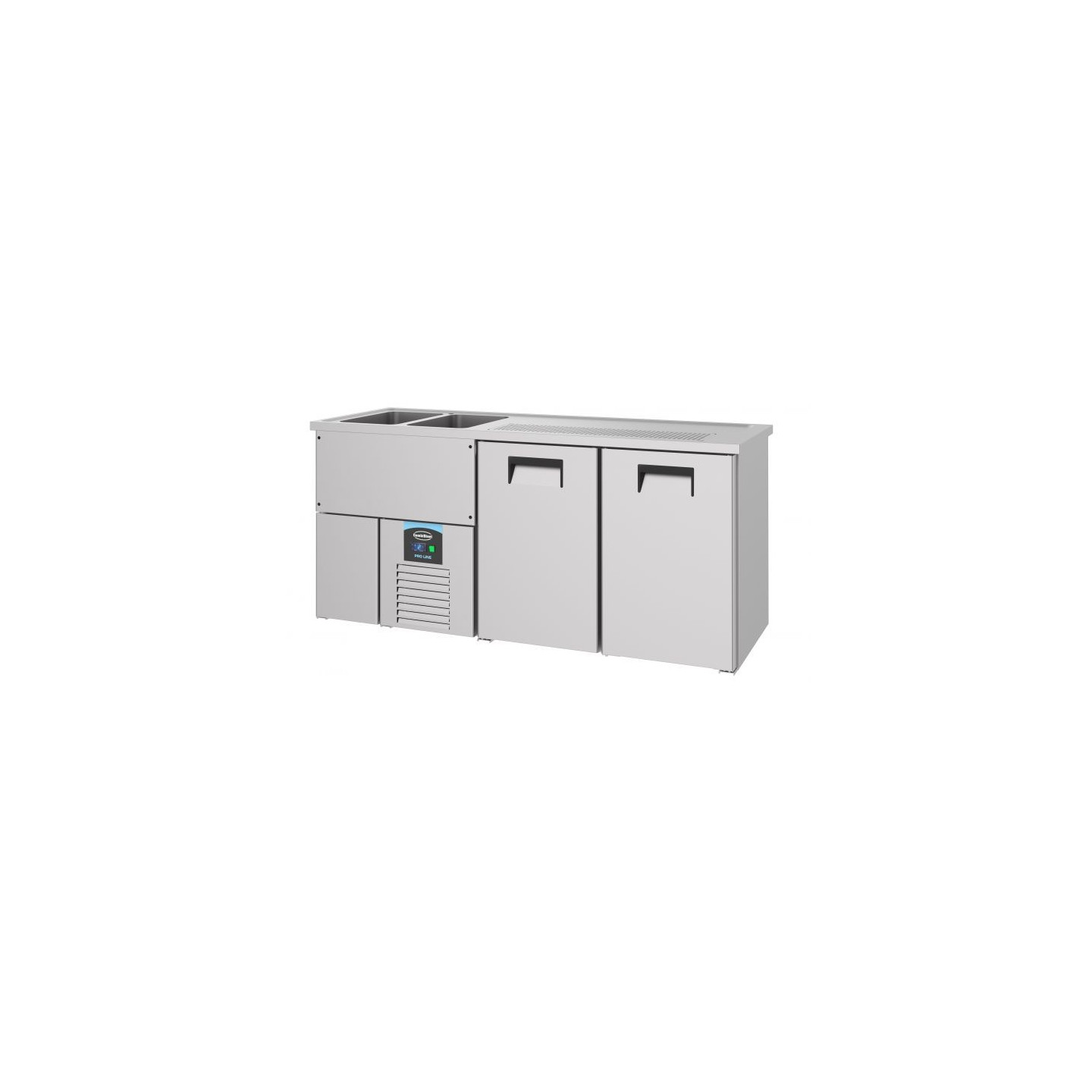 Refroidisseur de bière 2 portes 2L Combisteel Puissant -mondialchr.com