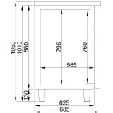 Refroidisseur de Bière 3 Portes Combisteel 7489.5340 Pro-mondialchr.com