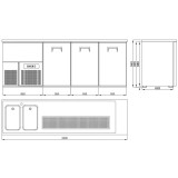 Refroidisseur de Bière 3 Portes 2L 7489.5345 Combisteel-mondialchr.com
