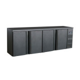 Arrière Bar Réfrigéré Noir 4 Portes 7450.0325 Combisteel-mondialchr.com